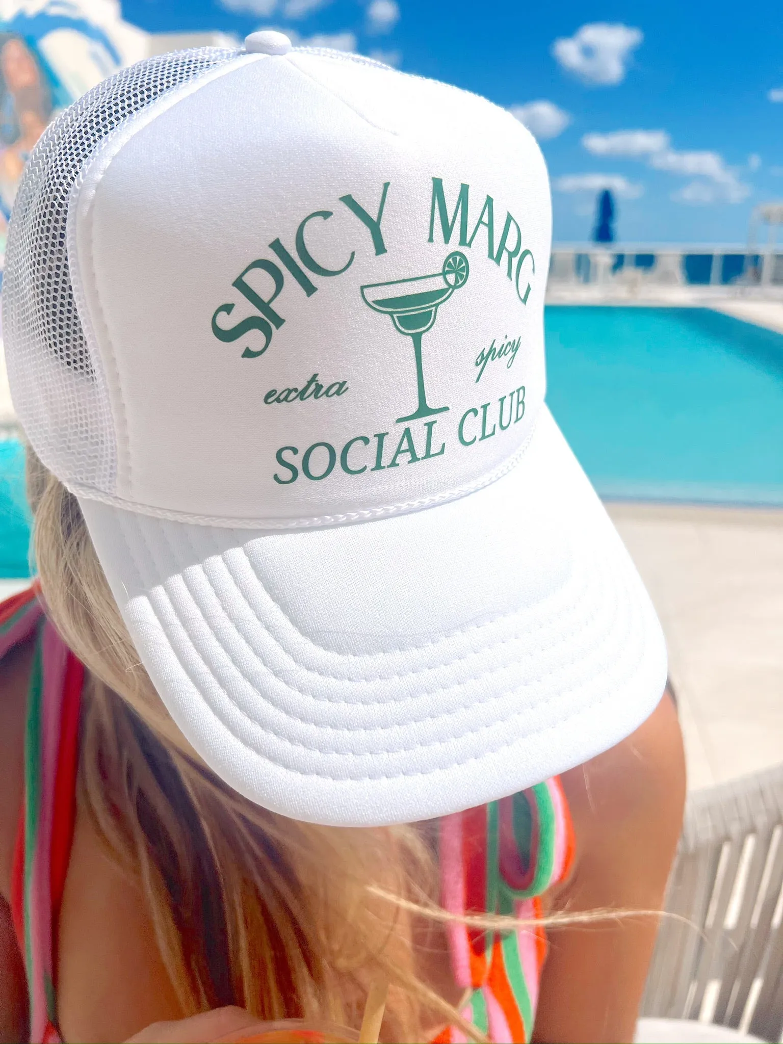 Spicy Marg Social Club Trucker Hat sold by Buddy Love product image thumbnail 4