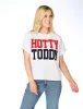 The Hotty Toddy Chenille Team Top sold by Buddy Love