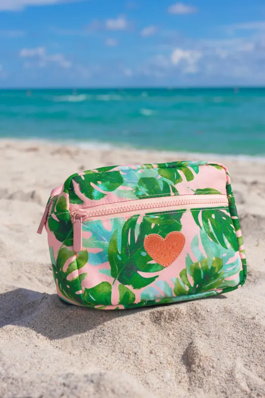 Floral Cosmetic Bag - Palm sold by Buddy Love