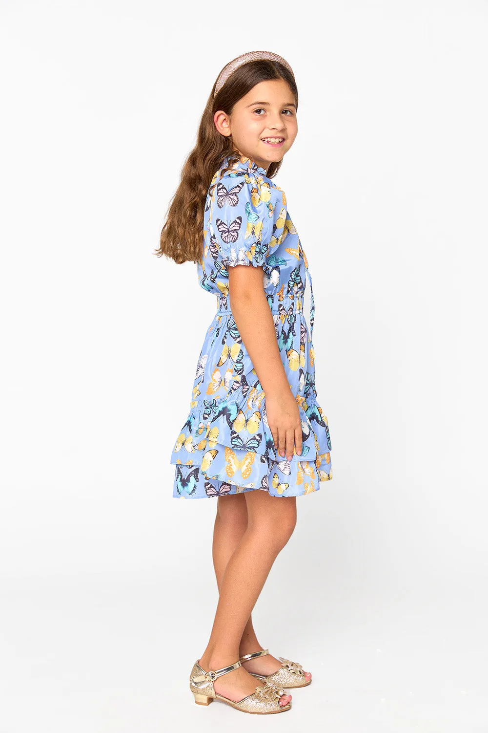 Mini Clementine Girls Dress - Painted Lady sold by Buddy Love product image thumbnail 4