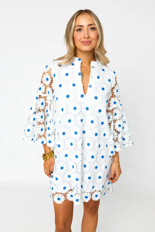 Wren Lace Mini Dress - Ultramarine sold by Buddy Love