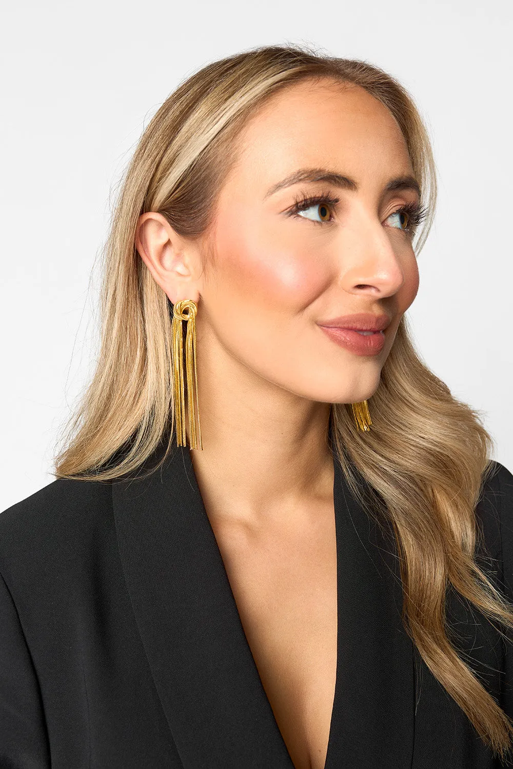 Natalie Earrings - Gold sold by Buddy Love product image thumbnail 4