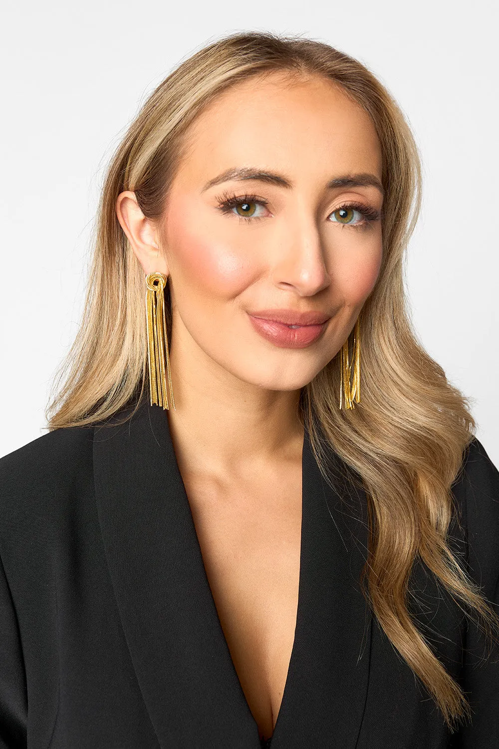 Natalie Earrings - Gold sold by Buddy Love product image thumbnail 3