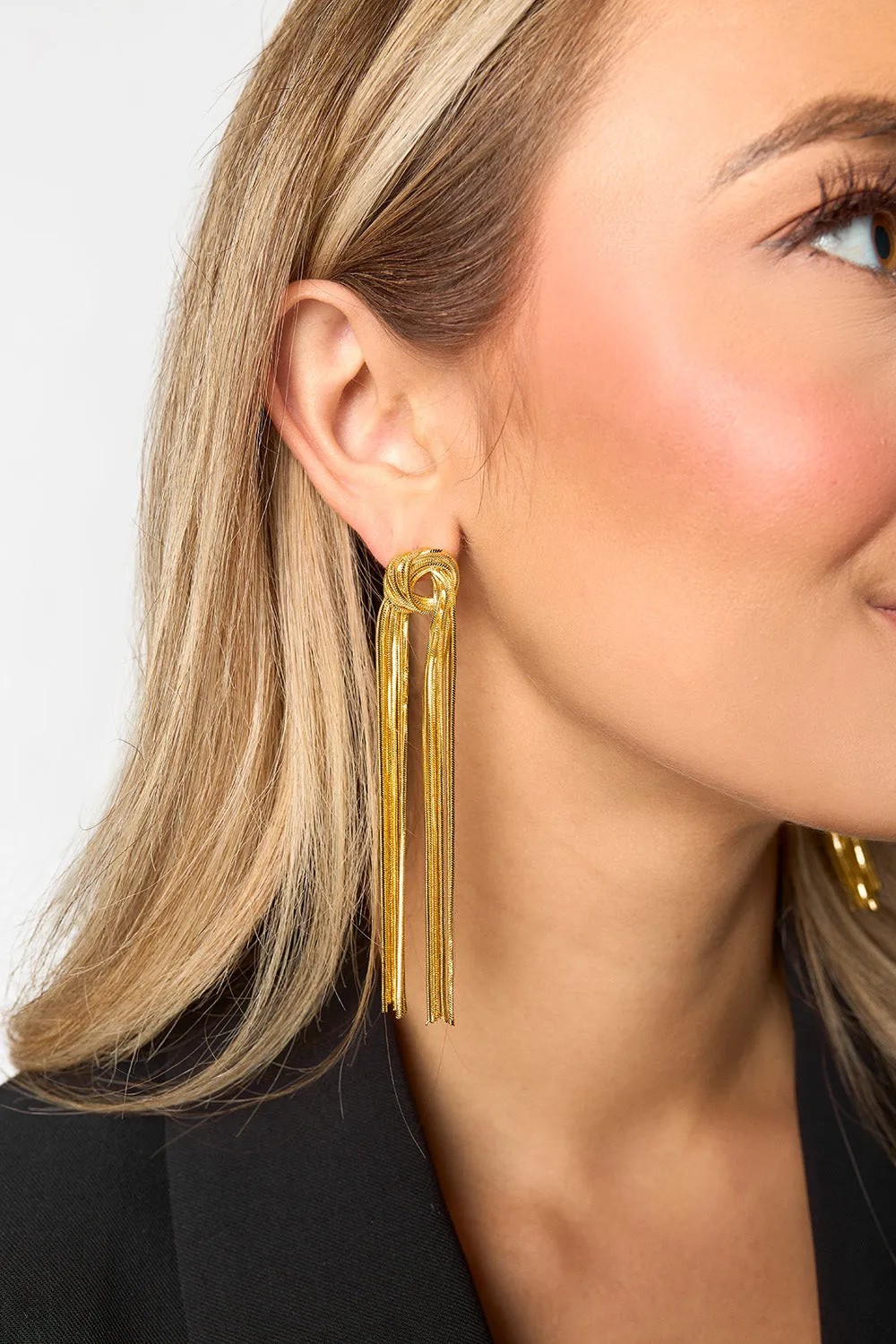 Natalie Earrings - Gold sold by Buddy Love product image thumbnail 2