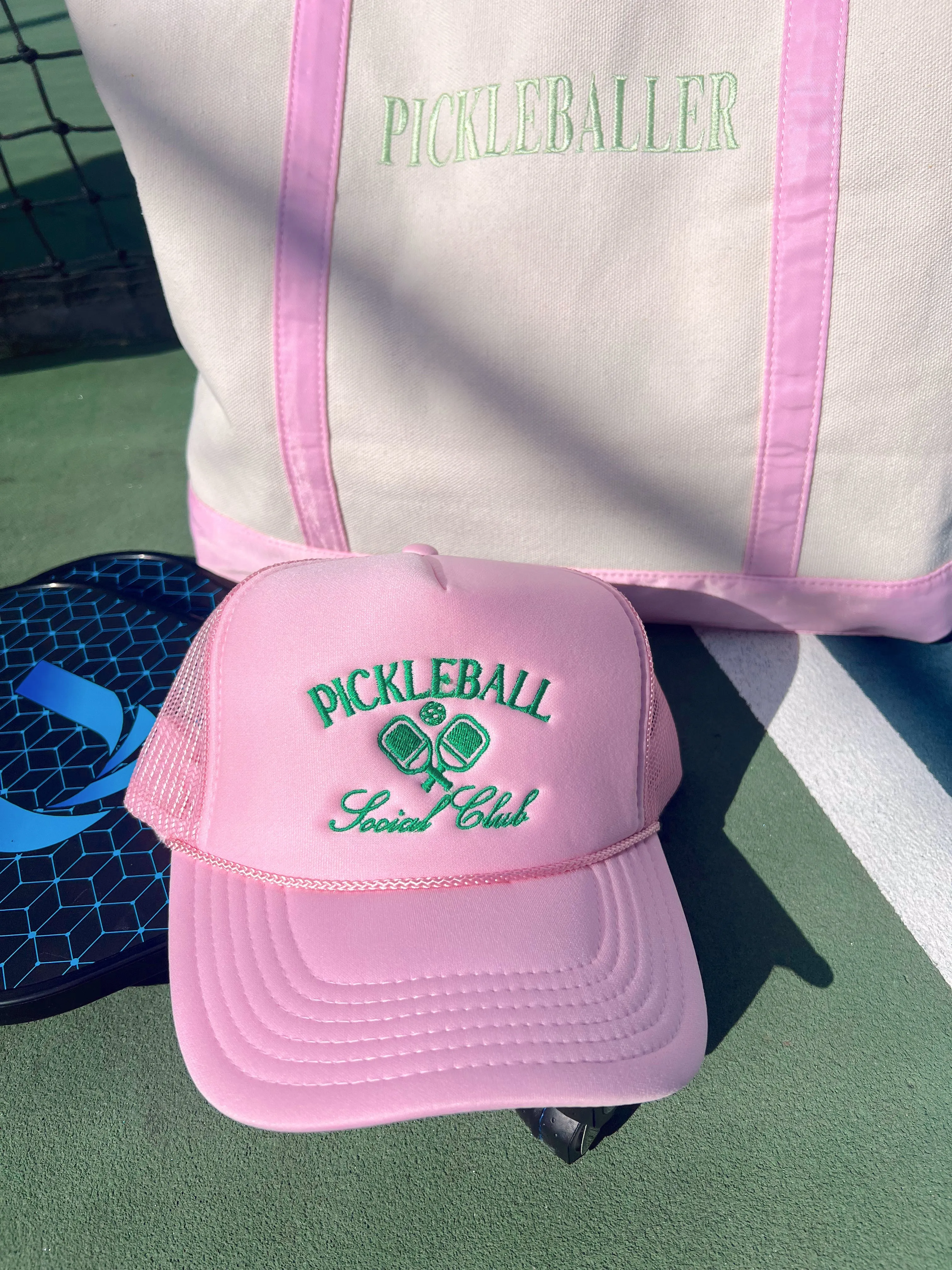 Pickleball Social Club Embroidered Trucker Hat sold by Buddy Love product image thumbnail 2