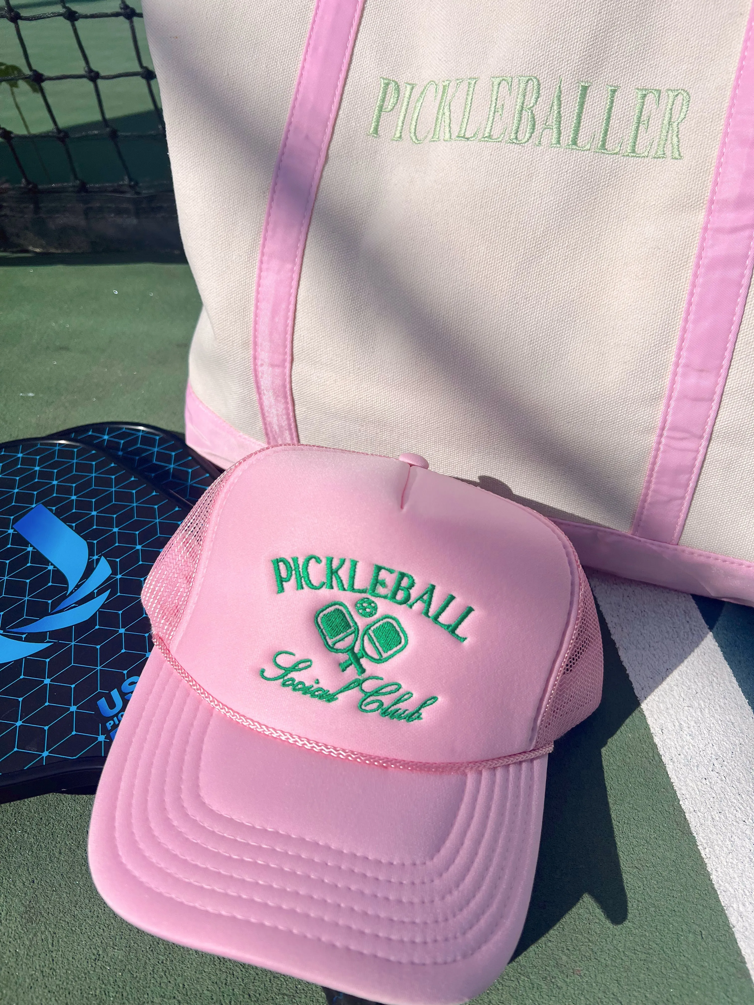Pickleball Social Club Embroidered Trucker Hat sold by Buddy Love product image thumbnail 5