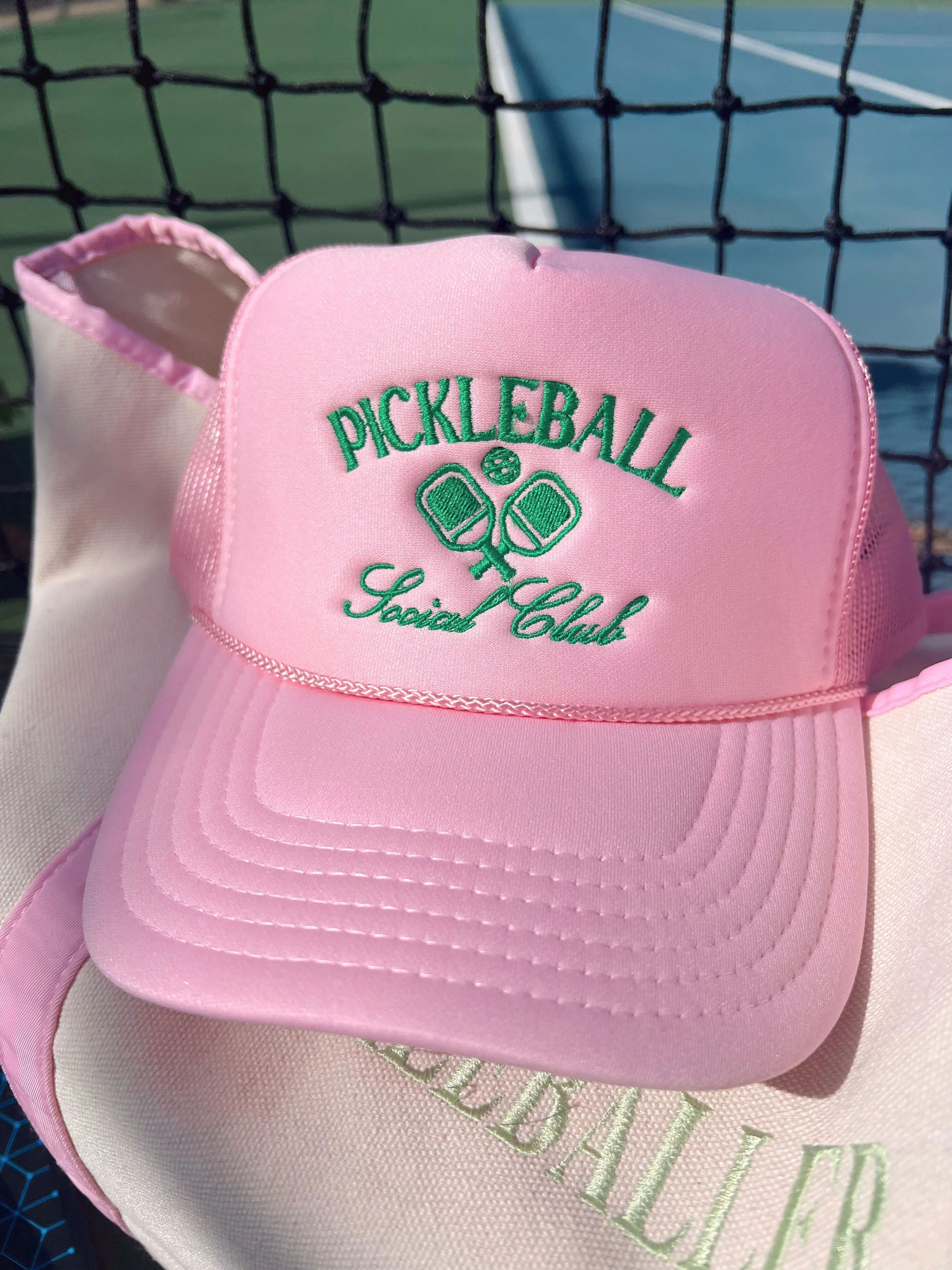 Pickleball Social Club Embroidered Trucker Hat sold by Buddy Love