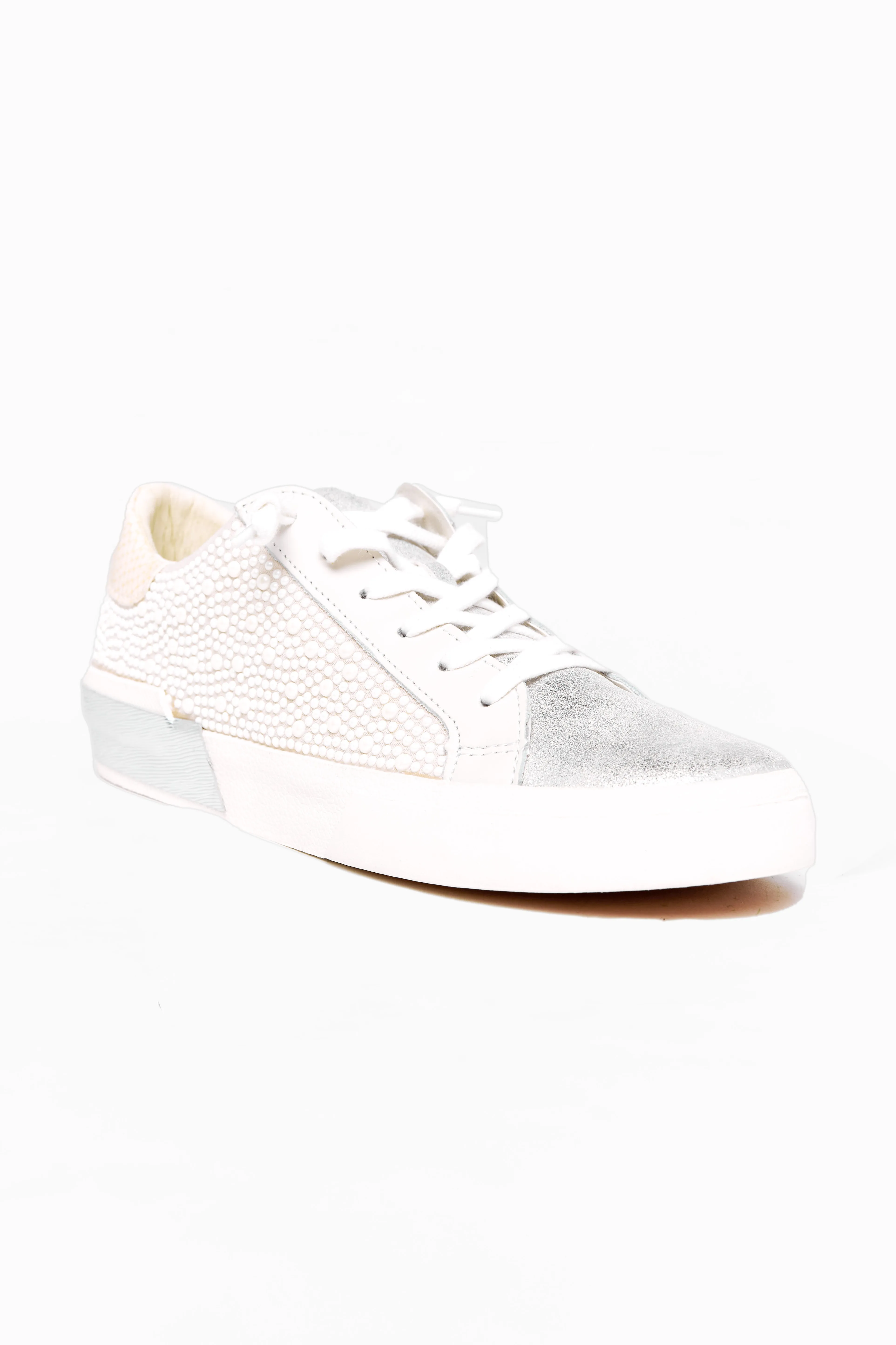 Zina Pearl Studded Sneaker - Cream sold by Buddy Love product image thumbnail 2