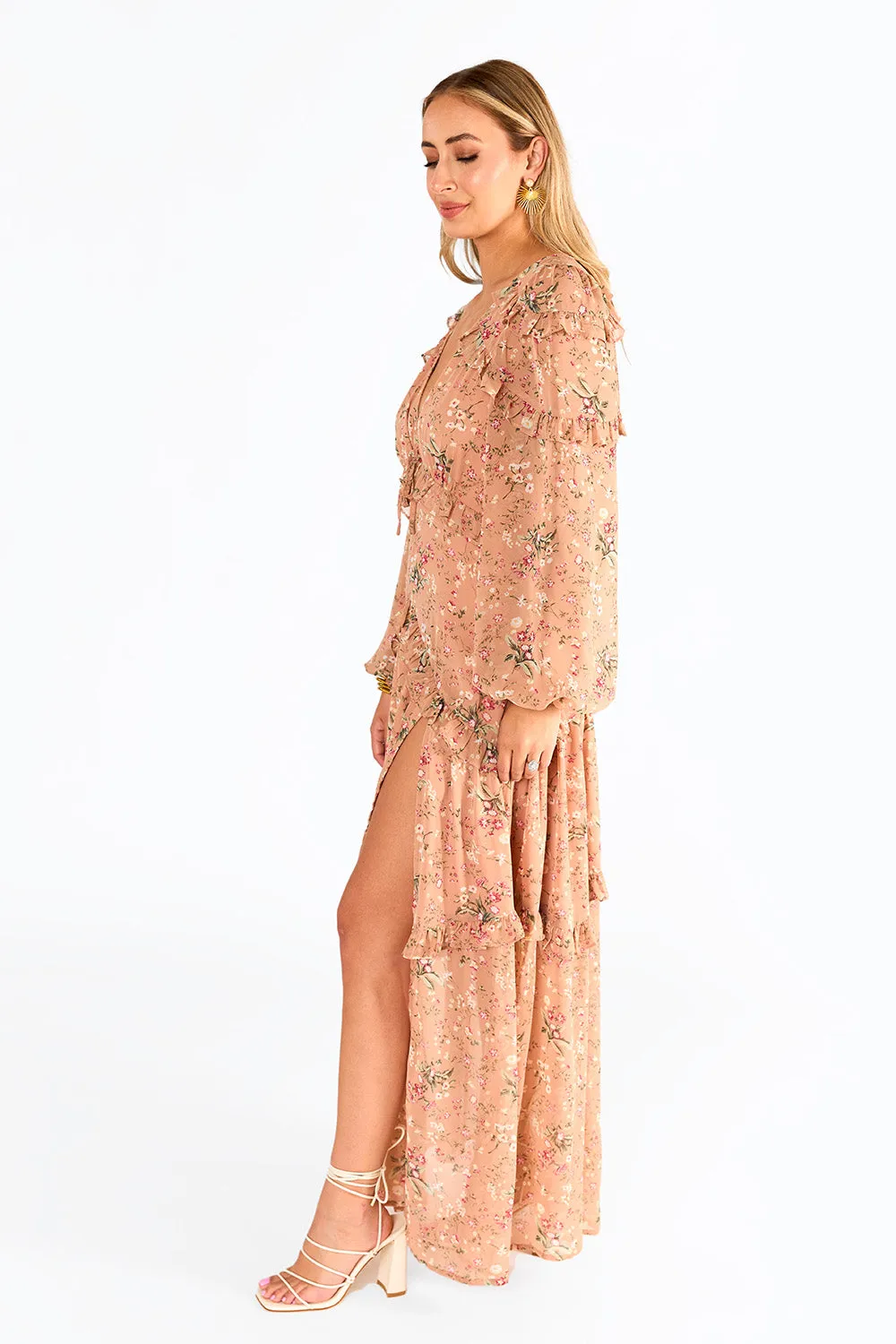 Pia Long Sleeve Maxi Dress - Adrift sold by Buddy Love product image thumbnail 3