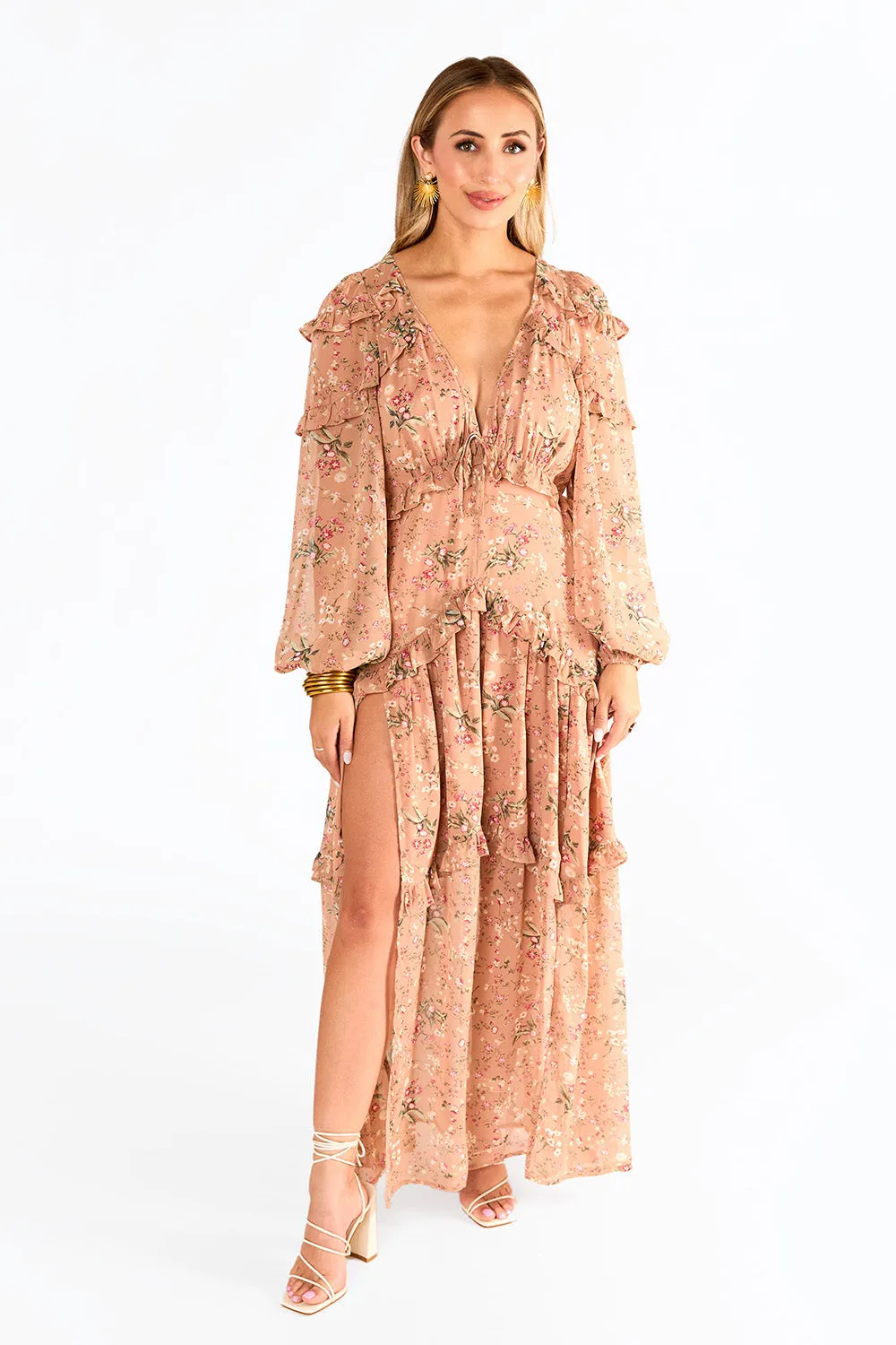 Pia Long Sleeve Maxi Dress - Adrift sold by Buddy Love
