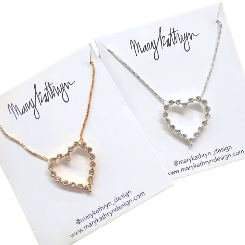 Amber Heart Necklace sold by Buddy Love