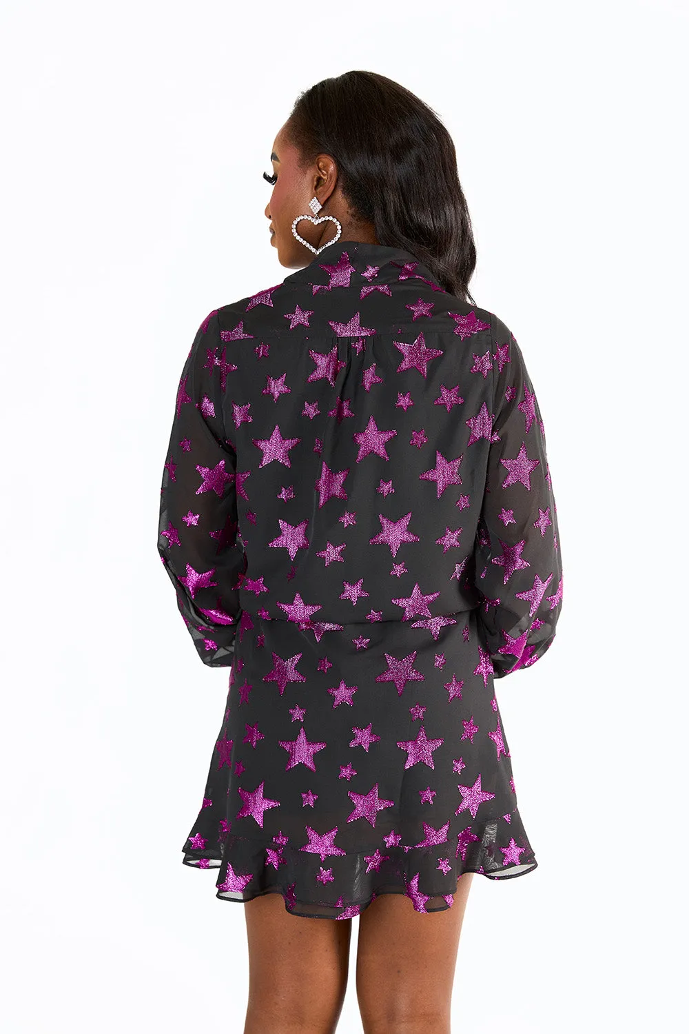 Jace Long Sleeve Romper - Celestial sold by Buddy Love product image thumbnail 4