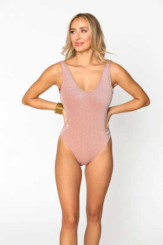 Carly One-Piece Swimsuit - Rust made by Buddy Love