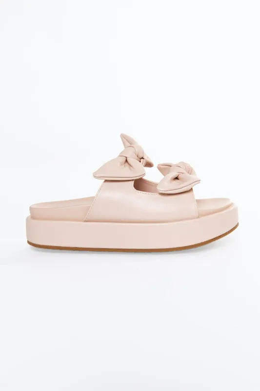 Kiki Bow Sandal - Blush sold by Buddy Love