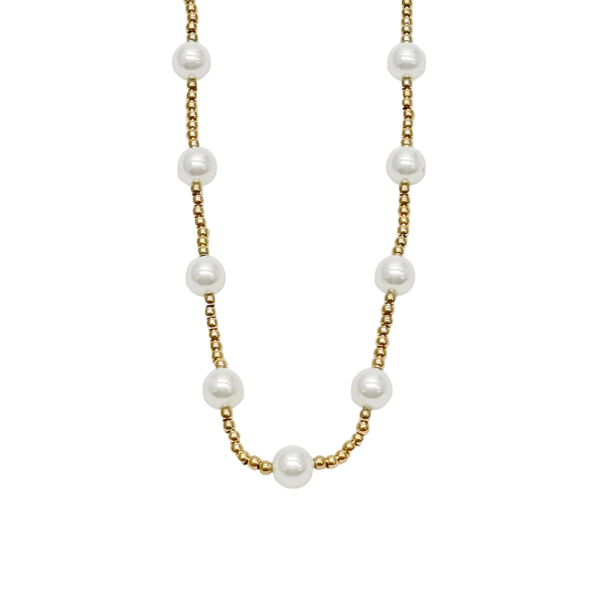 Ansley Beaded Pearl Necklace sold by Buddy Love
