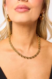 18K Gold-Plated Necklace sold by Buddy Love