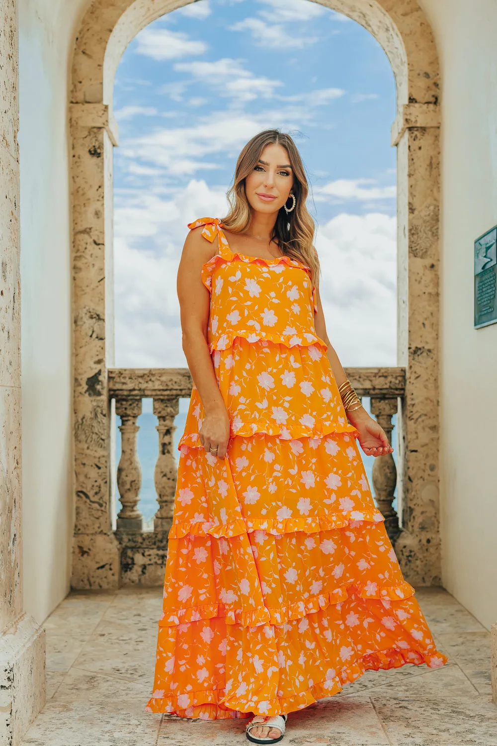 Libby Tie-Shoulder Maxi Dress - Pushpop sold by Buddy Love product image thumbnail 2