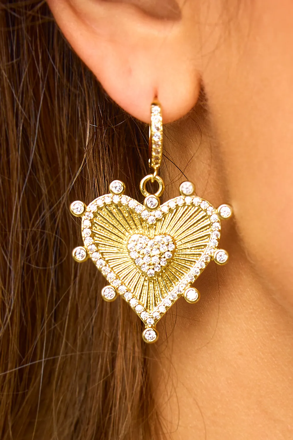 Cyrus Earring - Gold sold by Buddy Love