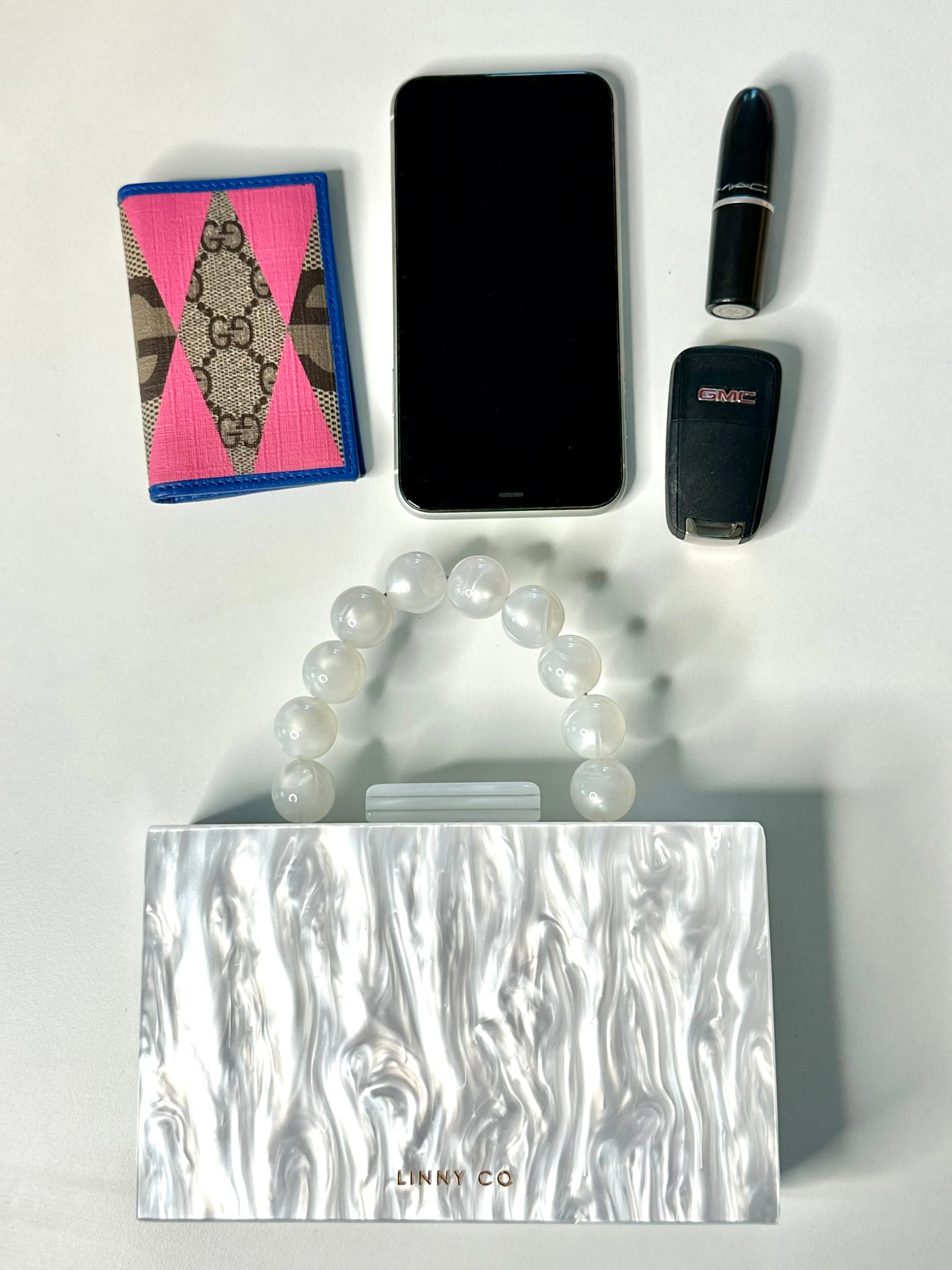 Cecelia Clutch - Pearl White sold by Buddy Love product image thumbnail 4