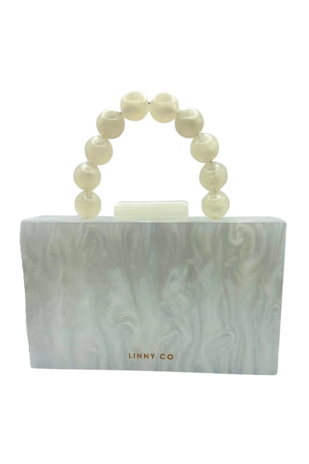 Cecelia Clutch - Pearl White sold by Buddy Love product image thumbnail 2