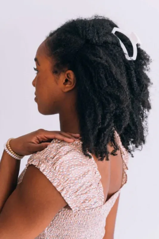 Teleties Medium Open Hair Clip - Coconut sold by Buddy Love