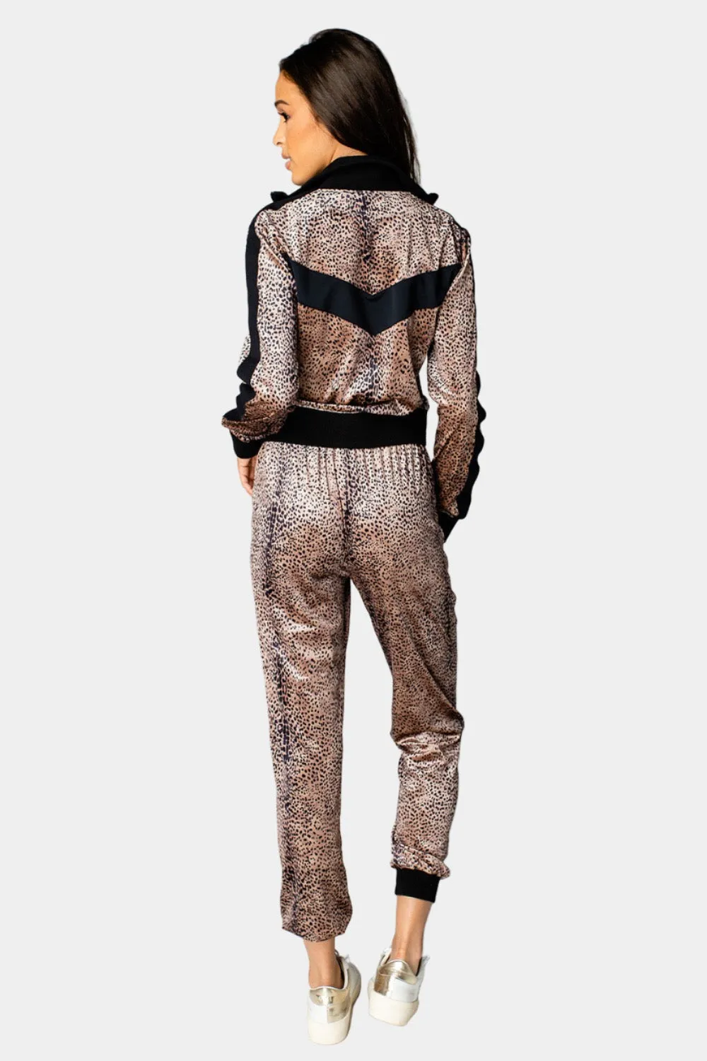 Carmela Velour Track Jacket - Roar sold by Buddy Love product image thumbnail 5