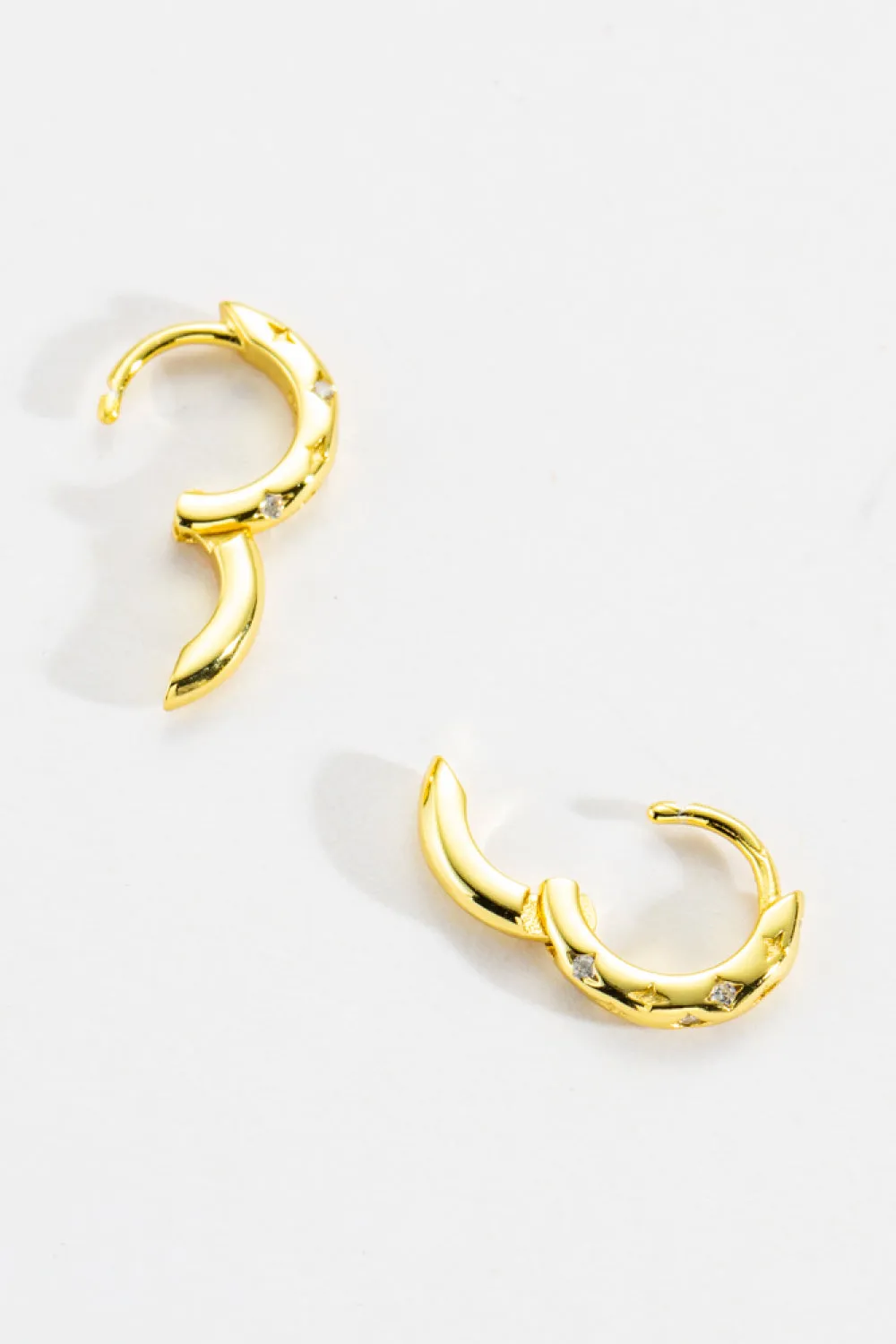 Star Huggie Earrings sold by Buddy Love product image thumbnail 5