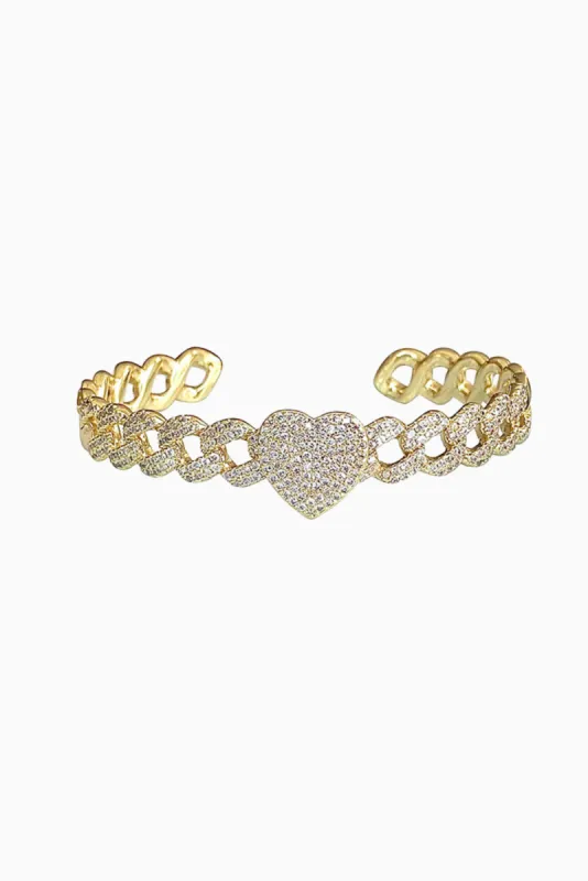 Chain Bling Cuff - Gold sold by Buddy Love