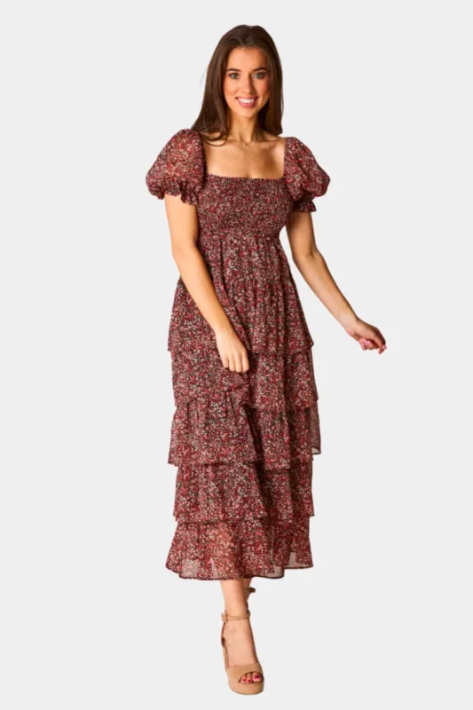 Marlee Short Sleeve Maxi Dress - Amour sold by Buddy Love