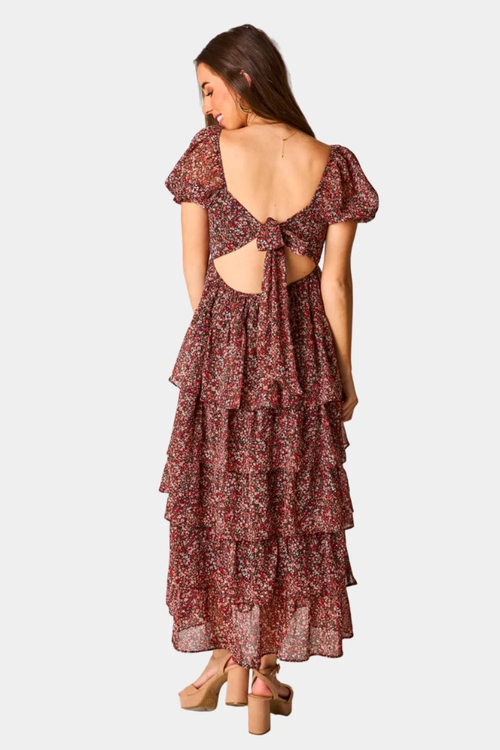 Marlee Short Sleeve Maxi Dress - Amour sold by Buddy Love product image thumbnail 4