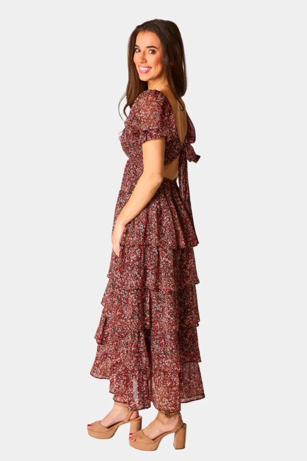 Marlee Short Sleeve Maxi Dress - Amour sold by Buddy Love product image thumbnail 3