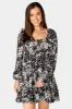 Doris Tiered Mini Dress - Domino sold by Buddy Love