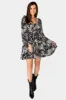Doris Tiered Mini Dress - Domino sold by Buddy Love