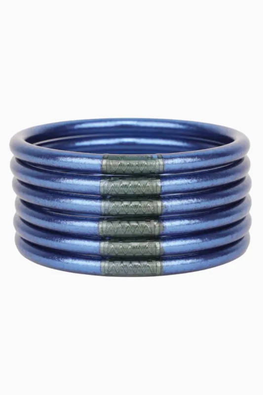BuDha Girl All Weather Bangles - Marine sold by Buddy Love