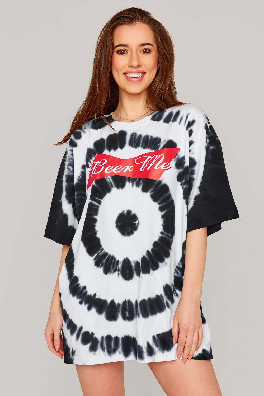 Zoo Oversized Graphic Tie-Dye Tee - Beer Me sold by Buddy Love product image thumbnail 4