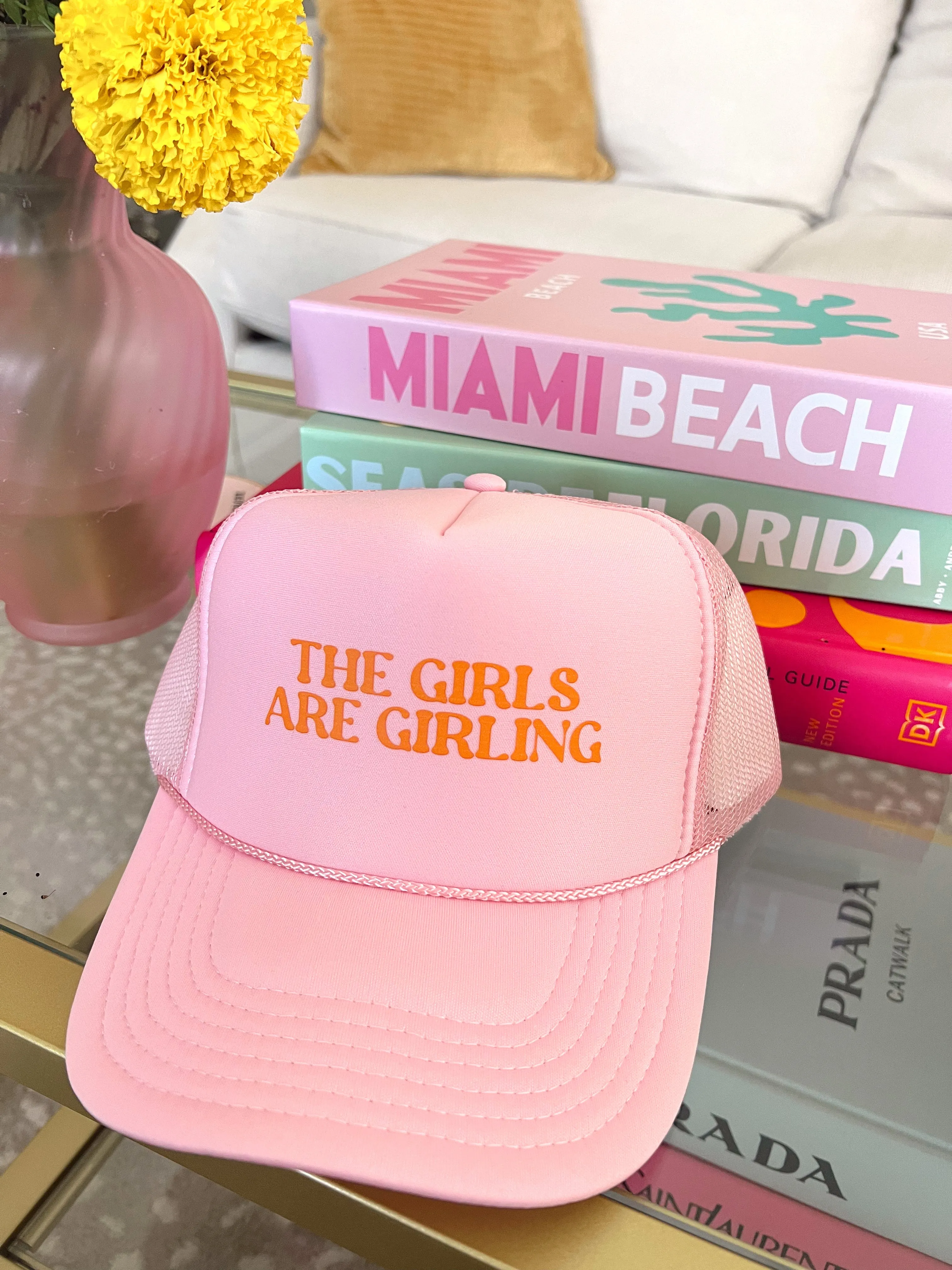 Girls Are Girling Trucker Hat sold by Buddy Love product image thumbnail 2