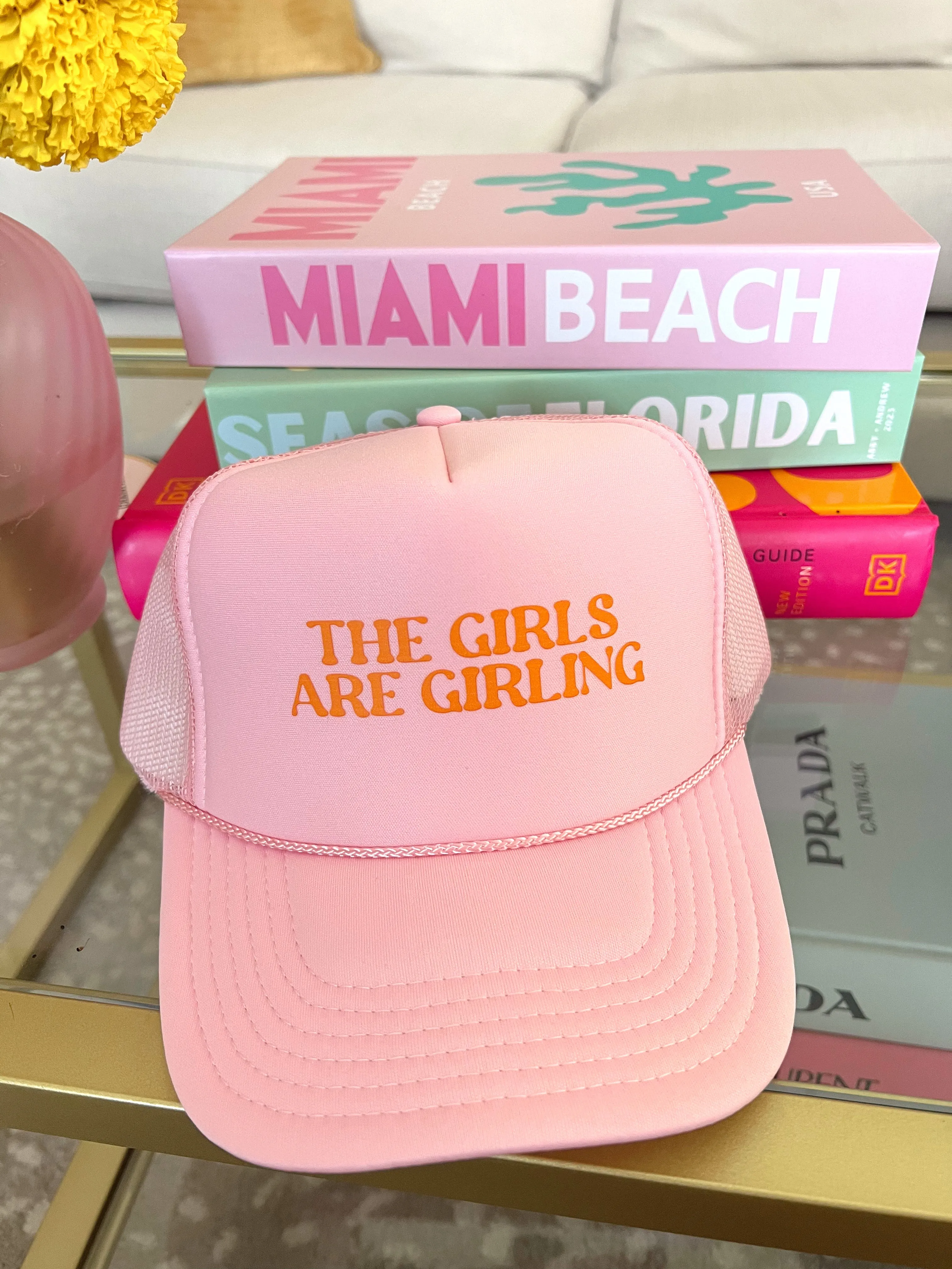 Girls Are Girling Trucker Hat sold by Buddy Love