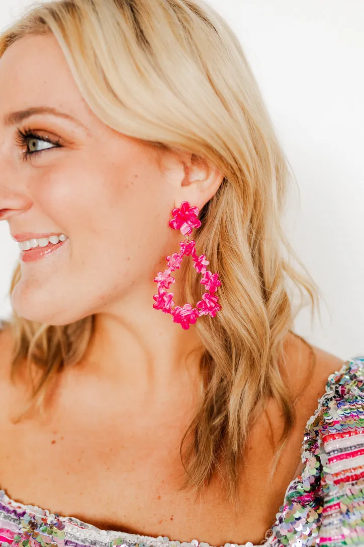 Bianca Statement Earrings - Pearlized Pink sold by Buddy Love product image thumbnail 3