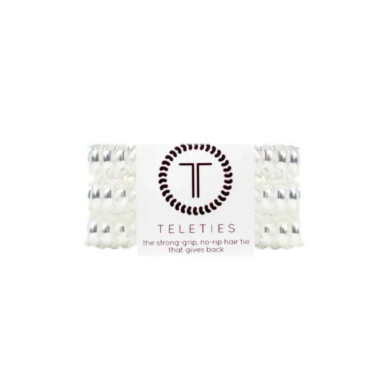 Teleties Large Ponytail Holder - Crystal Clear sold by Buddy Love