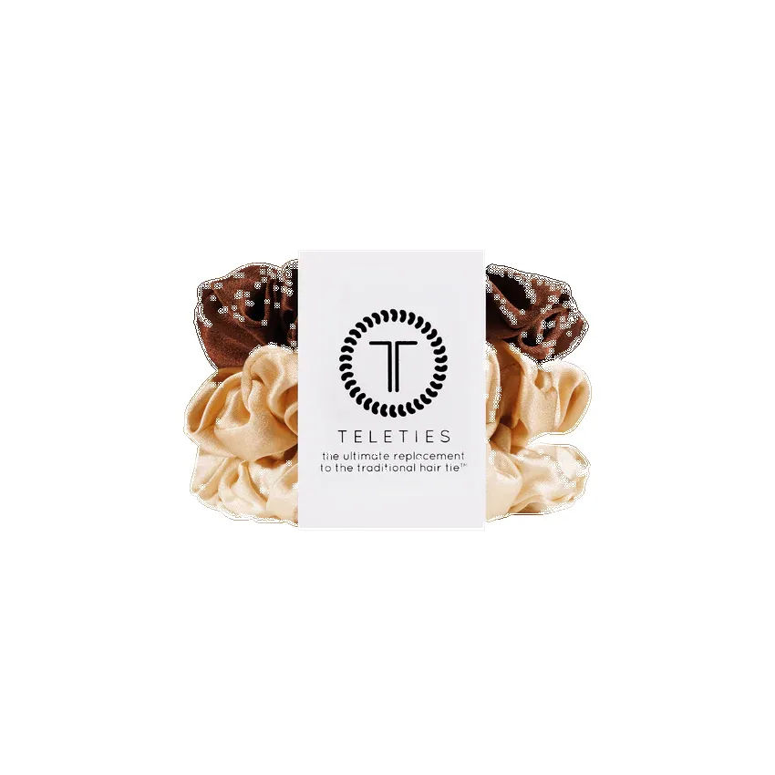 Teleties Small Silk Scrunchie - For the Love of Nudes sold by Buddy Love