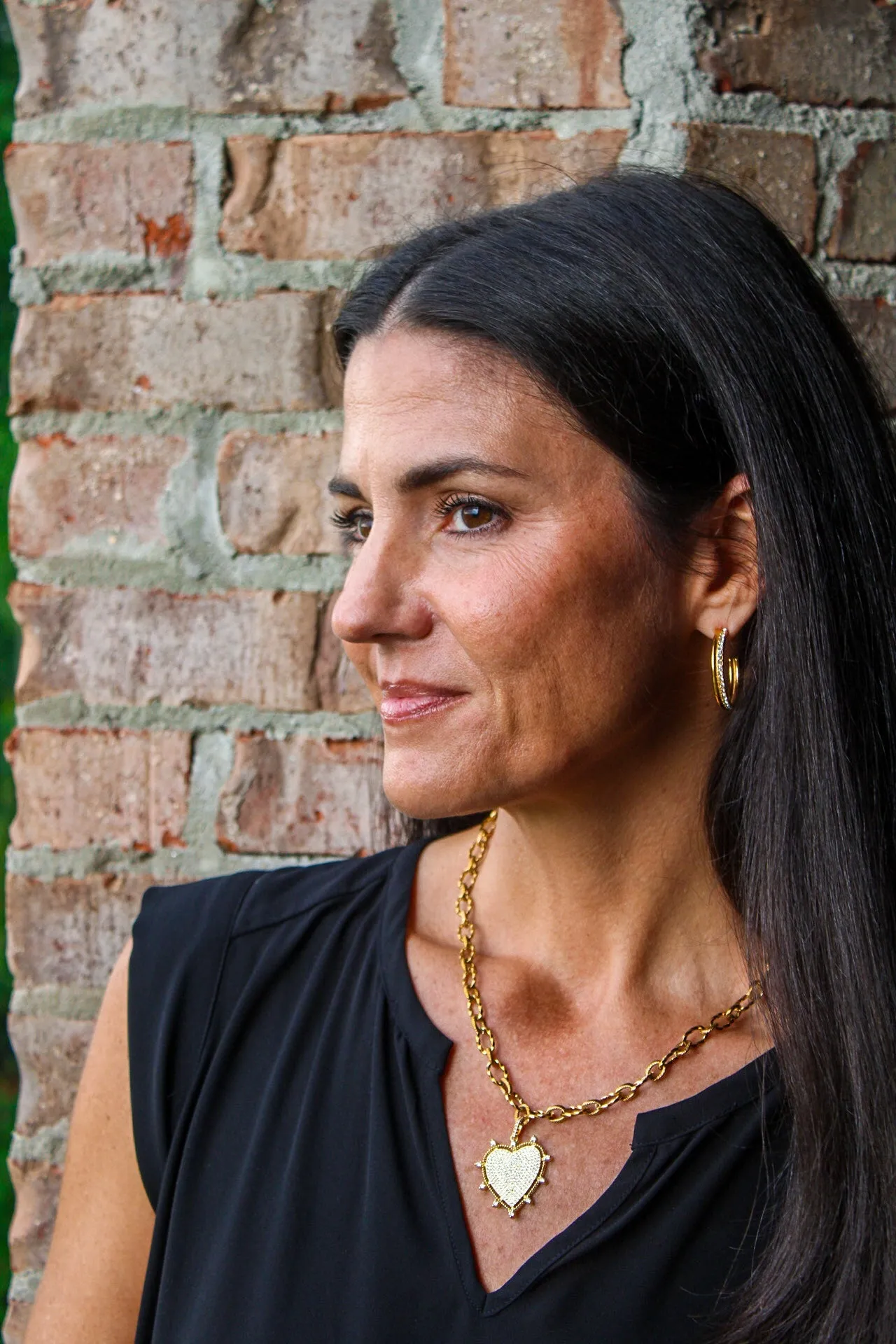 Glimmer Heart Necklace sold by Buddy Love product image thumbnail 2