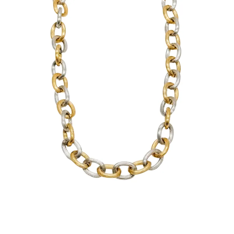 Carolina Mixed Link Necklace sold by Buddy Love