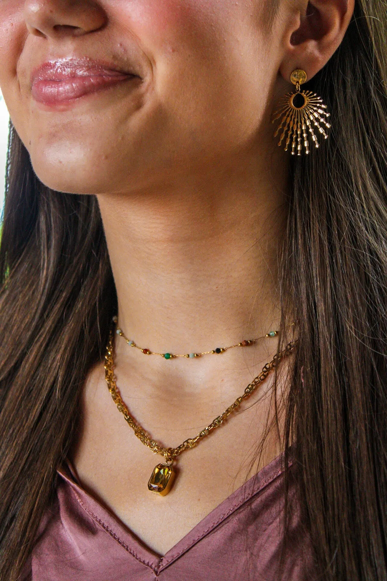 Gemma Gemstone Necklace sold by Buddy Love product image thumbnail 2