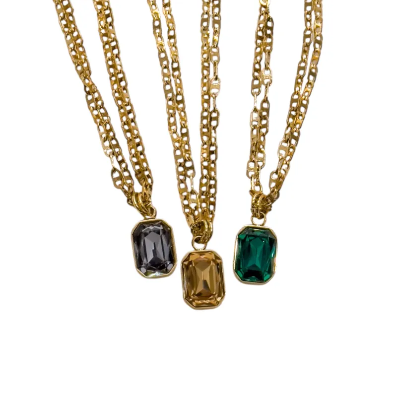 Gemma Gemstone Necklace sold by Buddy Love