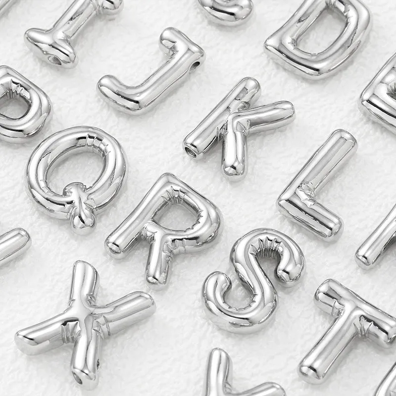 Bubble Letter Pendant Necklace sold by Buddy Love product image thumbnail 2