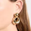 18K Gold-Plated Cutout Earrings sold by Buddy Love