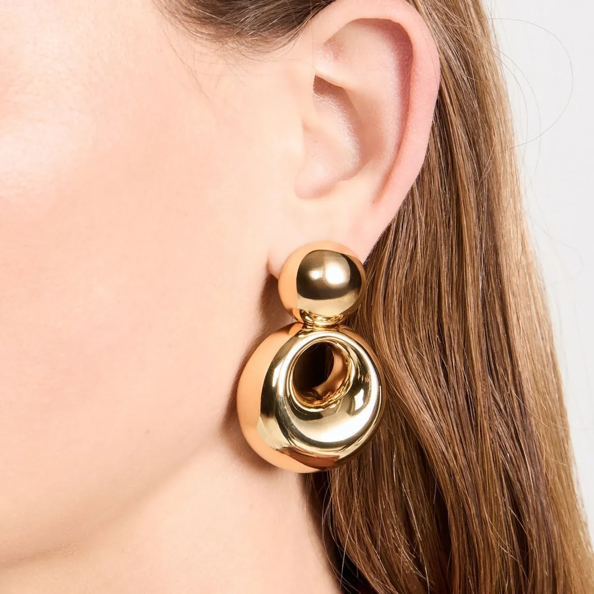 18K Gold-Plated Cutout Earrings sold by Buddy Love product image thumbnail 5