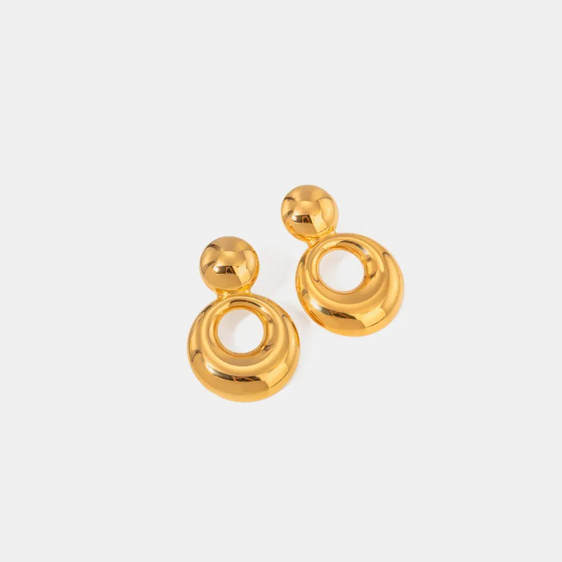 18K Gold-Plated Cutout Earrings sold by Buddy Love
