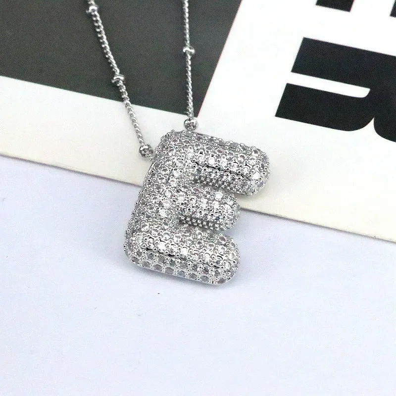 Letter Pendant Necklace sold by Buddy Love product image thumbnail 5