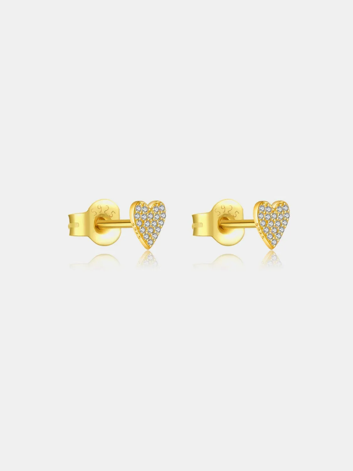 Heart Stud Earrings sold by Buddy Love